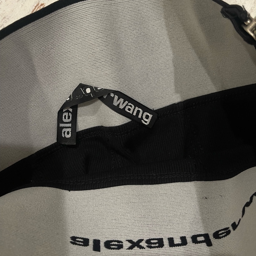 Alexander Wang Black Mini Skirt with Zipper Detail - Picture 7 of 8